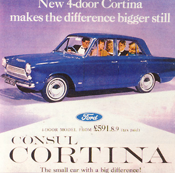 Ford Cortina publicité
